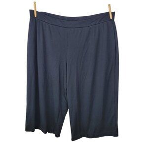 Lane Bryant Pull On Pants Plus 26/28W 4X casual Gaucho wide leg palazzo Stretchy